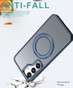 Samsung Galaxy S24 5G Frosted Back MagSafe Wireless Charging 360 Rotate Ring Stand Case Cover S921