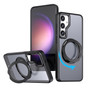 Samsung Galaxy S25 5G Frosted Back MagSafe Wireless Charging 360 Rotate Ring Stand Case Cover S931