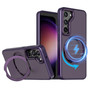 Samsung Galaxy S23+ Plus 5G Frosted Back MagSafe Wireless Charging 360 Rotate Ring Stand Case Cover S916