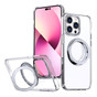 iPhone 14 Pro Max Clear Back MagSafe Wireless Charging 360 Rotate Ring Stand Case Cover Apple