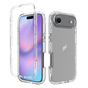 iPhone 17 Air Shockproof 2-in-1 Clear Case Bumper Cover Apple 17Air