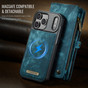 CaseMe 2-in-1 iPhone 17 Pro Max Detachable Case Leather Wallet Cover Apple