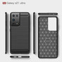 Slim Case For Samsung Galaxy S25 Ultra 5G Carbon Fibre Soft Cover S938