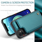 CaseMe Shockproof iPhone 12 Pro Wallet Case Cover Back Flip Apple 12Pro