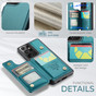 CaseMe Shockproof Samsung Galaxy S21 Ultra 5G Wallet Case Cover Back Flip G998