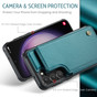 CaseMe Shockproof Samsung Galaxy S23 5G Wallet Case Cover Back Flip S911