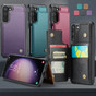 CaseMe Shockproof Samsung Galaxy S23 5G Wallet Case Cover Back Flip S911