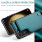 CaseMe Shockproof Samsung Galaxy S23+ Plus 5G Wallet Case Cover Back Flip S916