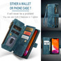 CaseMe Shockproof iPhone 12 mini Wallet Case Cover Multi. Card Slots Apple 12mini