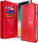 Goospery iPhone 17 Mansoor Diary 9 Card Slots + 2 Cash Pockets Wallet Case Cover iPhone17