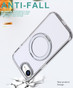 iPhone 17e (2026) Clear Back MagSafe Wireless Charging 360 Rotate Ring Stand Case Cover Apple