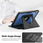 Shockproof iPad 10.9" 2022 10th Gen Detachable Rotate Colour PC Case Cover Apple