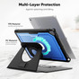 Shockproof iPad Pro 10.5" 2017 2nd Gen Detachable Rotate Colour PC Case Cover Apple