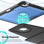 Shockproof iPad Air 13" M3 (2025) Detachable Rotate Colour PC Case Cover Apple