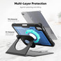 Shockproof iPad mini 6 Detachable Rotate Colour PC Case Cover Apple mini6 6th Gen