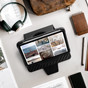 Shockproof iPad mini 7 (A17 Pro) Detachable Rotate Colour PC Case Cover Apple mini7 7th Gen