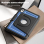 Shockproof iPad mini 7 (A17 Pro) Detachable Rotate Colour PC Case Cover Apple mini7 7th Gen