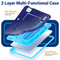 Kids Shockproof Strap iPad Pro 11 2021 3rd Gen Apple Case Cover Ripple Pattern