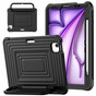 Kids Shockproof Strap iPad Air 11" M2 2024 Apple Case Cover Air11 6th Gen Ripple Pattern