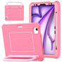 Kids Shockproof Strap iPad Air 11" M2 2024 Apple Case Cover Air11 6th Gen Ripple Pattern