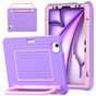 Kids Shockproof Strap iPad Air 11" M2 2024 Apple Case Cover Air11 6th Gen Ripple Pattern