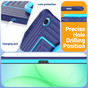 Kids Shockproof Strap Samsung Galaxy Tab A11+ Plus 11" X230 X236 Case Cover Ripple Pattern