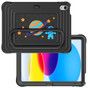 Kids Shockproof Strap iPad 10.9" 2022 10th Gen Apple Case Cover Astronaut Pattern