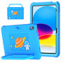 Kids Shockproof Strap iPad (A16) 11" 2025 11th Gen Apple Case Cover iPad11 Astronaut Pattern