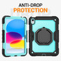 Shockproof iPad 10.9" 2022 10th Gen Ring Stand Rugged Case Cover Apple