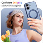 Shockproof iPhone 17 MagSafe Wireless Charging 360 Rotate Stand Case Cover Colour Ring Apple