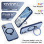 Shockproof iPhone 16 MagSafe Wireless Charging 360 Rotate Stand Case Cover Colour Ring Apple iPhone16