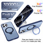 Shockproof iPhone 16 Pro MagSafe Wireless Charging 360 Rotate Stand Case Cover Colour Ring Apple 16Pro