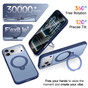 Shockproof iPhone 17 Pro Max MagSafe Wireless Charging 360 Rotate Stand Case Cover Colour Ring Apple ProMax