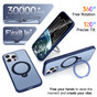 Shockproof iPhone 16e MagSafe Wireless Charging 360 Rotate Stand Case Cover Colour Ring Apple iPhone16e