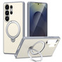 Shockproof Samsung Galaxy S22 Ultra 5G MagSafe Wireless Charging 360 Rotate Stand Case Cover Colour Ring S908