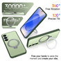 Shockproof Samsung Galaxy S25 5G MagSafe Wireless Charging 360 Rotate Stand Case Cover Colour Ring S931