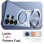 Shockproof Samsung Galaxy S24 Ultra 5G MagSafe Wireless Charging 360 Rotate Stand Case Cover Colour Ring S928