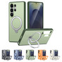 Shockproof Samsung Galaxy S25 Ultra 5G MagSafe Wireless Charging 360 Rotate Stand Case Cover Colour Ring S938