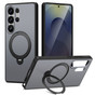 Shockproof Samsung Galaxy S25 Ultra 5G MagSafe Wireless Charging 360 Rotate Stand Case Cover Colour Ring S938