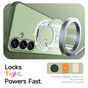 Shockproof Samsung Galaxy S26 5G MagSafe Wireless Charging 360 Rotate Stand Case Cover Colour Ring S942