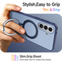Shockproof Samsung Galaxy A37 5G 360 Rotate Stand Case Cover Colour Ring A376