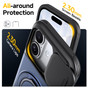 Shockproof iPhone 17 Card Holder 360 Rotate Stand Case Cover Apple