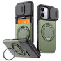 Shockproof iPhone 17 Card Holder 360 Rotate Stand Case Cover Apple