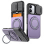 Shockproof iPhone 17 Card Holder 360 Rotate Stand Case Cover Apple