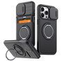 Shockproof iPhone 14 Pro Card Holder 360 Rotate Stand Case Cover Apple 14Pro
