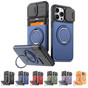 Shockproof iPhone 14+ Plus Card Holder 360 Rotate Stand Case Cover Apple 14Plus