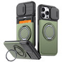 Shockproof iPhone 14+ Plus Card Holder 360 Rotate Stand Case Cover Apple 14Plus