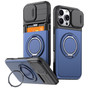 Shockproof iPhone 16 Pro Max Card Holder 360 Rotate Stand Case Cover Apple ProMax