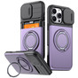Shockproof iPhone 16 Pro Max Card Holder 360 Rotate Stand Case Cover Apple ProMax