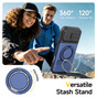 Shockproof iPhone 16 Pro Card Holder 360 Rotate Stand Case Cover Apple 16Pro